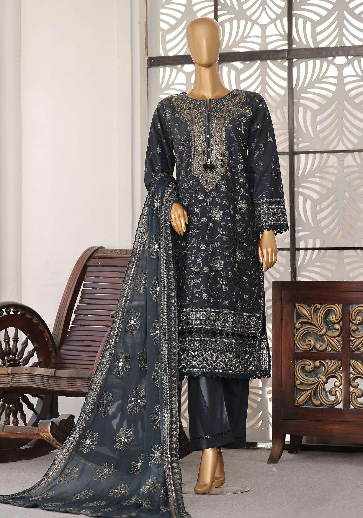 D-04 Sadabahar Luxury Embroidered Festive Collection With Chiffon Embr –  Karimi Store