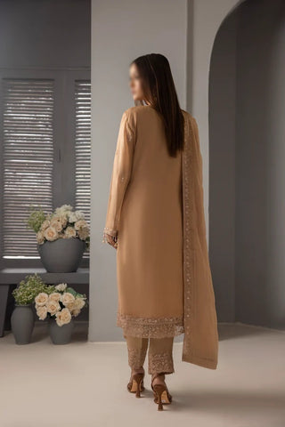 ROOHI 3 PIECE LUXURY EMB CHIFFON BY SOGHAT D-01