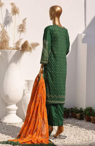 D-02 CHUNRI  3Pcs Printed Co-ords Lawn Collection 2024 BY SADABAHAR