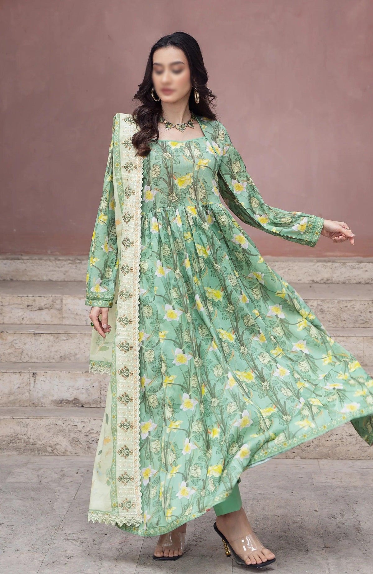 Cutwork Bliss Lawn Dupatta Edition Vol-Three ALZOHAIB D-03