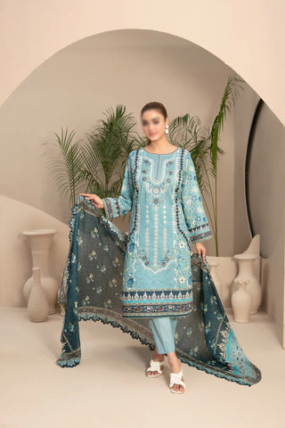 Tanaaz Emb Digital Printed Lawn Un-Stitched 3 Pcs D-3426