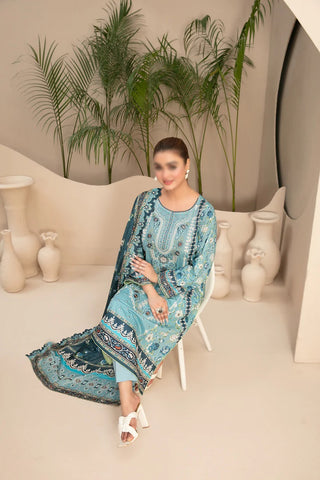 Tanaaz Emb Digital Printed Lawn Un-Stitched 3 Pcs D-3426