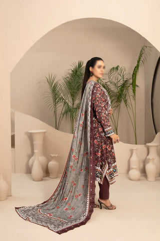 Tanaaz Emb Digital Printed Lawn Un-Stitched 3 Pcs D-3424