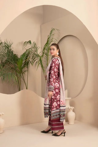 Tanaaz Emb Digital Printed Lawn Un-Stitched 3 Pcs D-3422