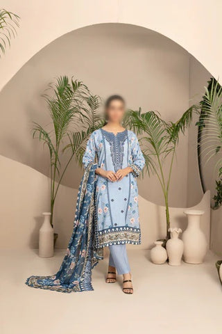 Tanaaz Emb Digital Printed Lawn Un-Stitched 3 Pcs D-3429