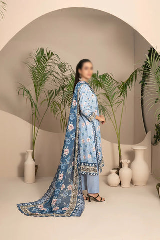 Tanaaz Emb Digital Printed Lawn Un-Stitched 3 Pcs D-3429