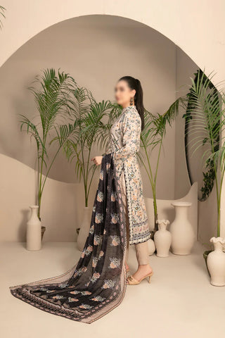 Tanaaz Emb Digital Printed Lawn Un-Stitched 3 Pcs D-3423