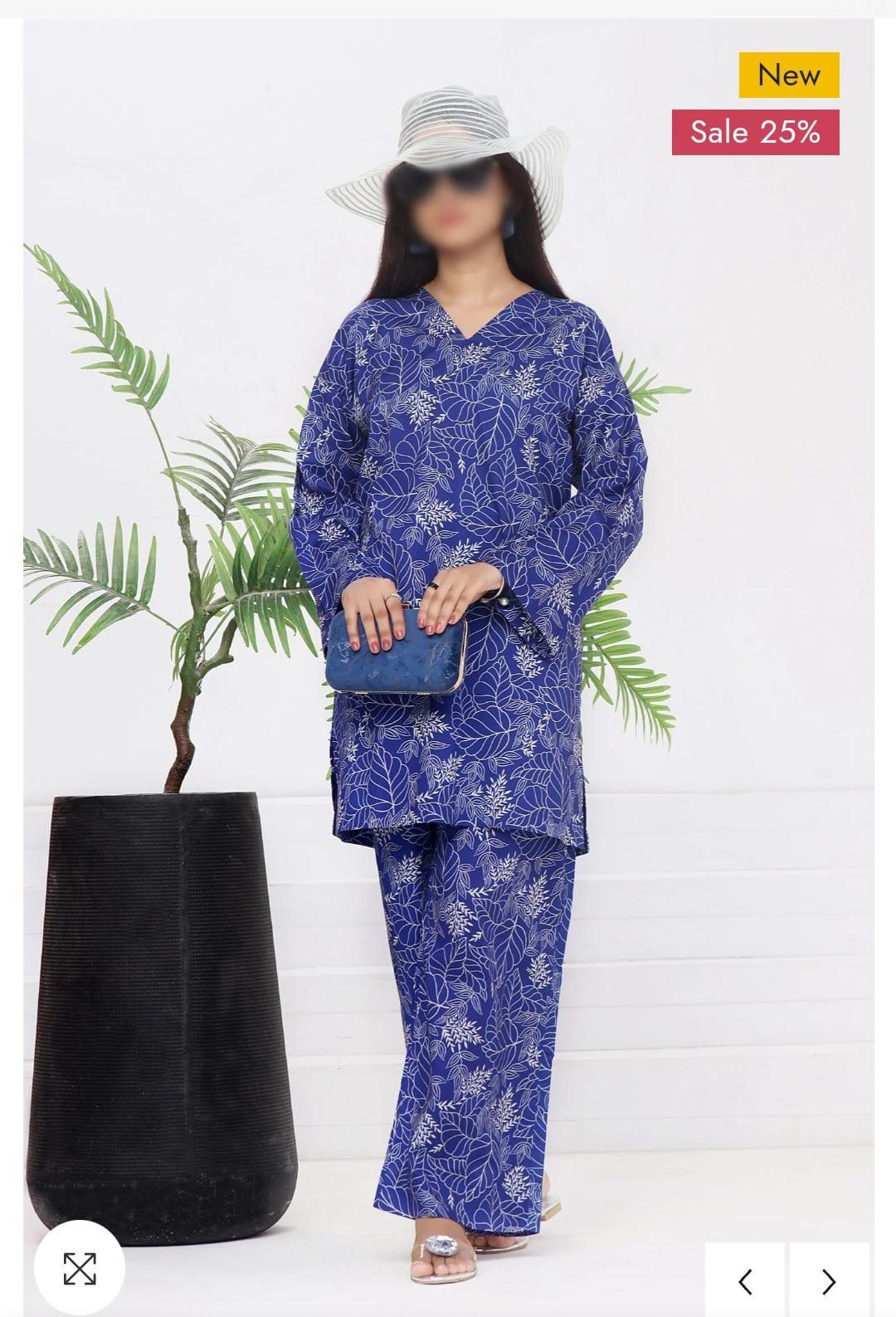 Amna Khadija 2Peice Co-Ord's Stitched d-08