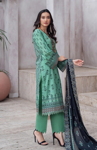 Cutwork Bliss Lawn Dupatta Edition Vol-Three ALZOHAIB D-12