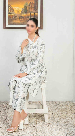 Nada Unstitched 2 Piece Printed Lawn Coll"24 By Tawakkal D-3375