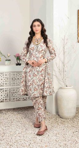 Nada Unstitched 2 Piece Printed Lawn Coll"24 By Tawakkal D-3386