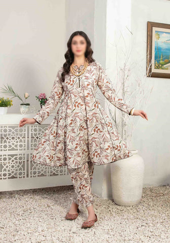 Nada Unstitched 2 Piece Printed Lawn Coll"24 By Tawakkal D-3386