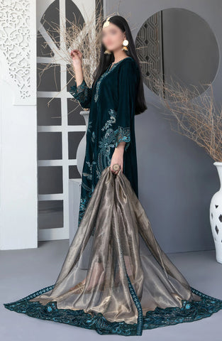 Makhmal-e-Kahani -Fancy Heavy Emb Velvet Coll-24 D-3968