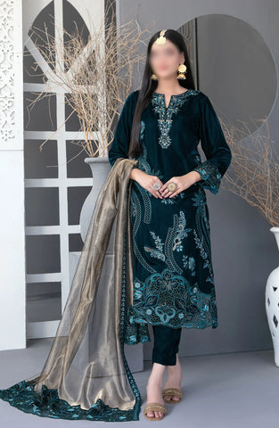 Makhmal-e-Kahani -Fancy Heavy Emb Velvet Coll-24 D-3968