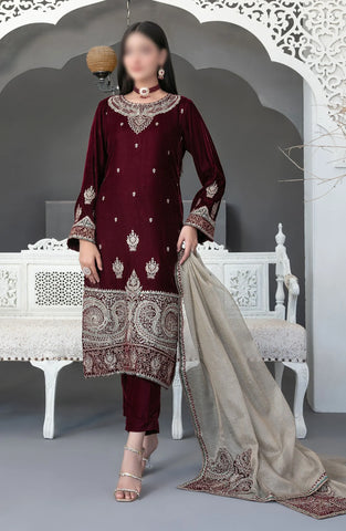 Makhmal-e-Kahani -Fancy Heavy Emb Velvet Coll-24 D-3969