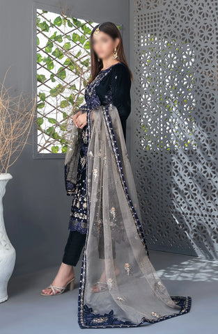 Makhmal-e-Kahani -Fancy Heavy Emb Velvet Coll-24 D-3972