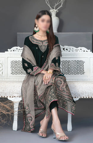 Makhmal-e-Kahani -Fancy Heavy Emb Velvet Coll-24 D-3973