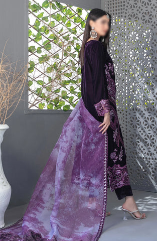 Makhmal-e-Kahani -Fancy Heavy Emb Velvet Coll-24 D-3974