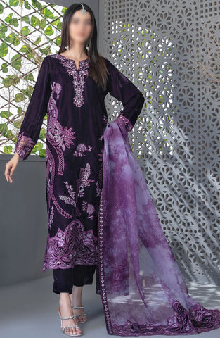 Makhmal-e-Kahani -Fancy Heavy Emb Velvet Coll-24 D-3974