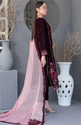 Makhmal-e-Kahani -Fancy Heavy Emb Velvet Coll-24 D-3975