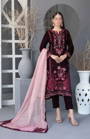 Makhmal-e-Kahani -Fancy Heavy Emb Velvet Coll-24 D-3975