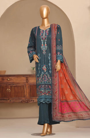 D-04-Sadabahar Premium Print & Embroidered Pret Lawn Coll'24