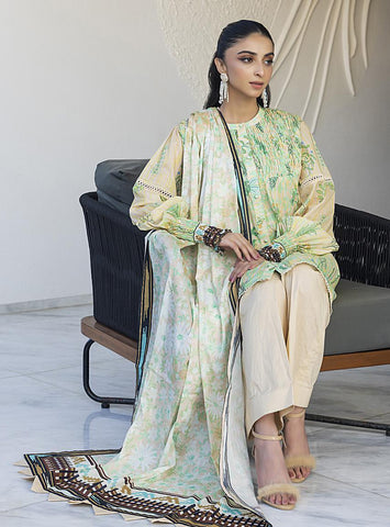 D-07 Anum  Vol-2 Digital Printed Lawn"24 By ALZOHAIB