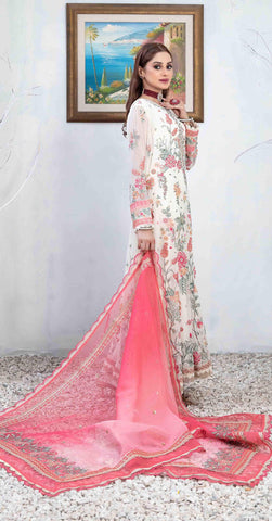 ALSaba Semi Stitched Fancy Chiffon Collection'24 D-1343