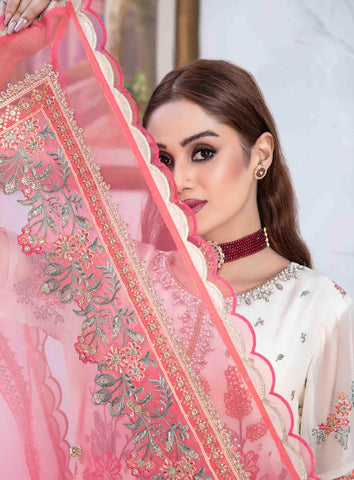 ALSaba Semi Stitched Fancy Chiffon Collection'24 D-1343