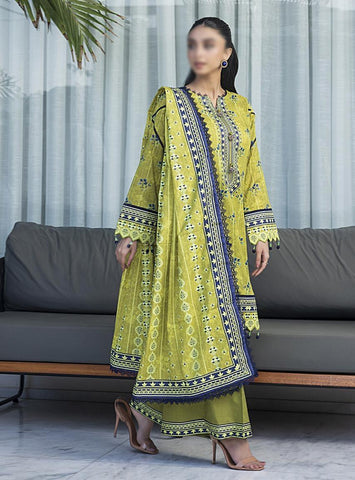 D-03 Anum  Vol-2 Digital Printed Lawn"24 By ALZOHAIB