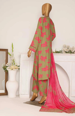 Wintry Linen Digital Printed Coll'24 By Hz D-1022