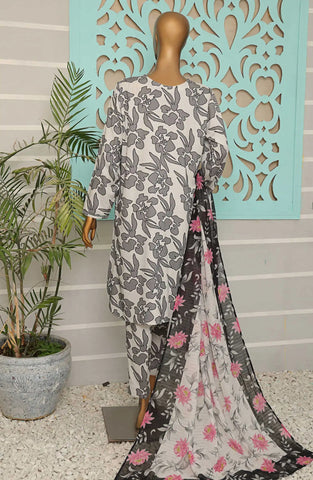 Wintry Linen Digital Printed Coll'24 By Hz D-1033