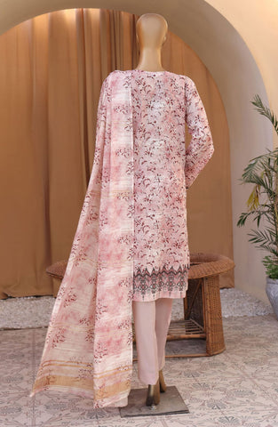 HZ Mahee Embroidered Shirt with Fancy Jacquard Dupatta Coll D-01